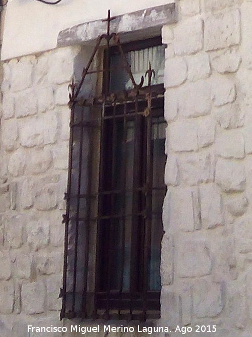 Casa de la Calle Pastores n 33 - Casa de la Calle Pastores n 33. Reja de rosetas