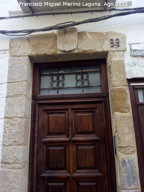 Casa de la Calle Pastores n 33 - Casa de la Calle Pastores n 33. Portada