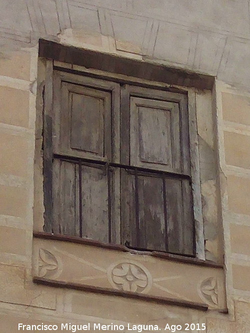 Casa de la Plaza Altozano n 1 - Casa de la Plaza Altozano n 1. Ventana