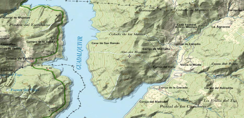 Alto del Montero - Alto del Montero. Mapa