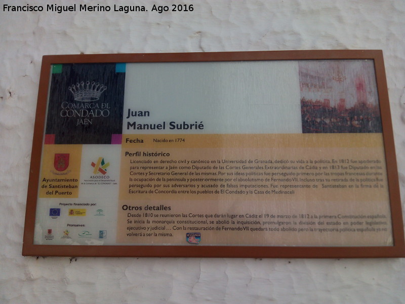 Calle Subrie - Calle Subrie. Cartel