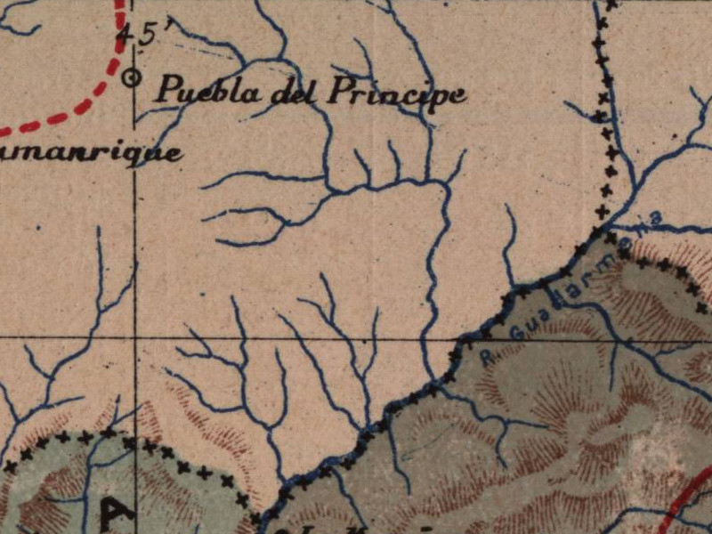 Ro Guadalmena - Ro Guadalmena. Mapa 1901