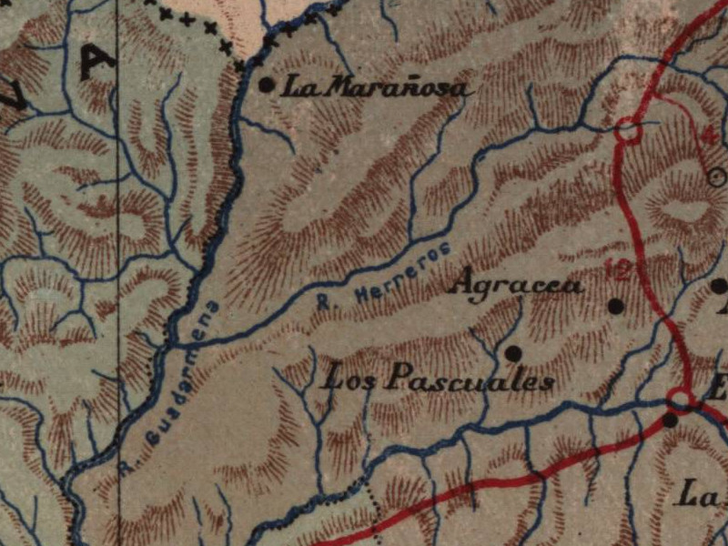 Ro Guadalmena - Ro Guadalmena. Mapa 1901