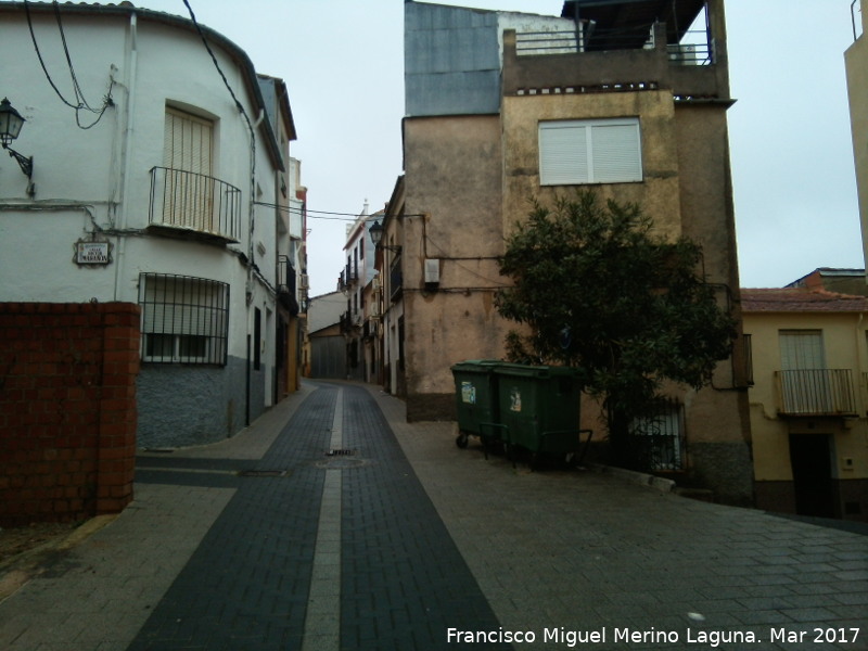 Calle Altozano - Calle Altozano. Punto donde la cruza la Calle Doctor Maran