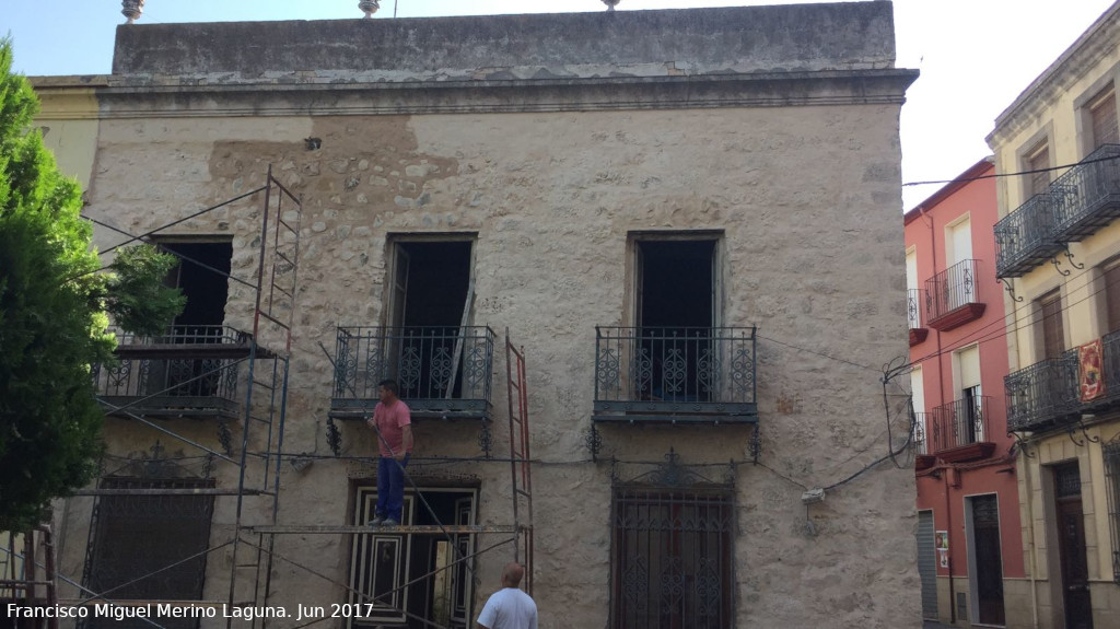 Palacio de los Benavides - Palacio de los Benavides. En el proceso de sacado de la piedra