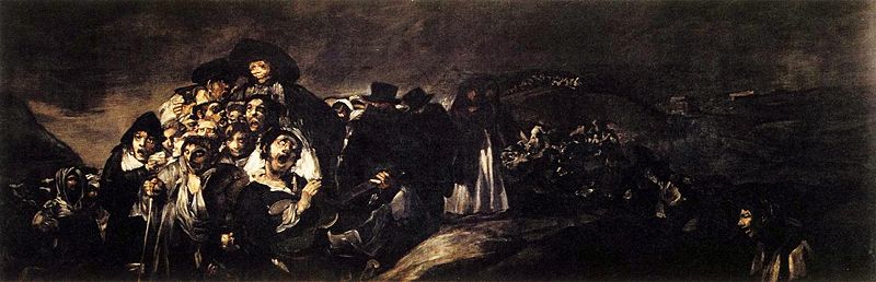 Goya - Goya. Estilo caracterstico de las Pinturas Negras.