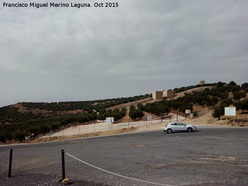 Torreparedones. Necrpolis Este - Torreparedones. Necrpolis Este. Torreparedones desde la Necrpolis Este