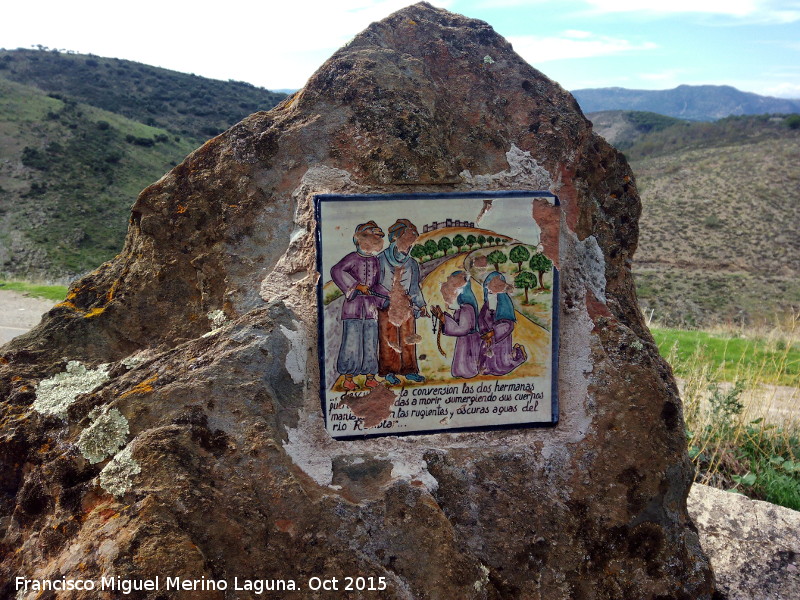 Sendero de las Dos Hermanas - Sendero de las Dos Hermanas. Azulejo