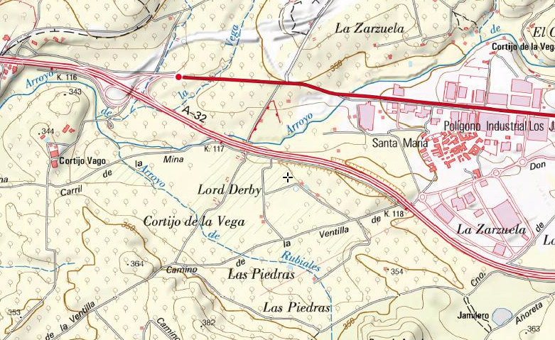 Acueducto de la Vega - Acueducto de la Vega. Mapa