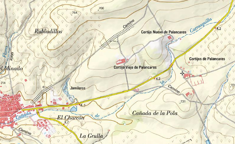 Cortijo Palancares Bajo - Cortijo Palancares Bajo. Mapa