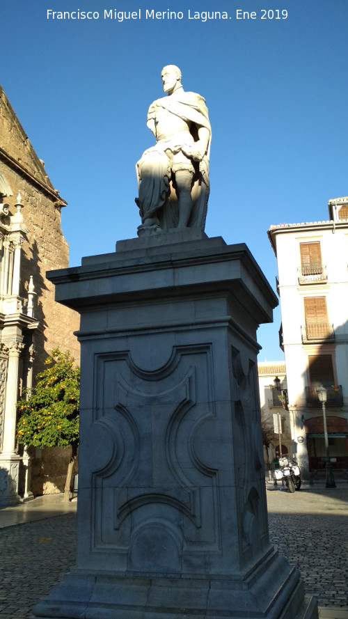 Carlos I de Espaa y V de Alemania - Carlos I de Espaa y V de Alemania. Monumento en Granada