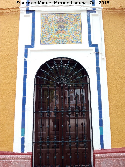 Casa Villa Manuela - Casa Villa Manuela. Azulejos y ventana derecha