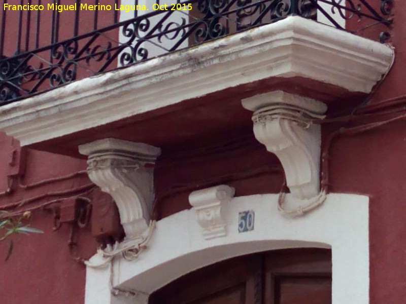 Casa de la Calle Paco Clavijo n 50 - Casa de la Calle Paco Clavijo n 50. Elementos decorativos
