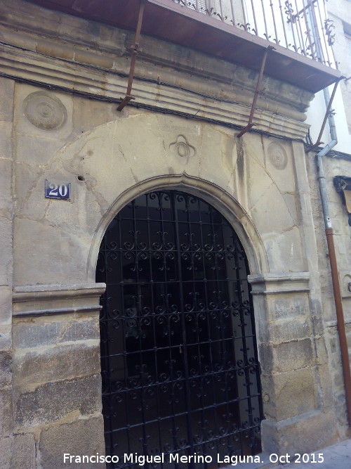 Casa de la Calle Mesones n 20 - Casa de la Calle Mesones n 20. Portada