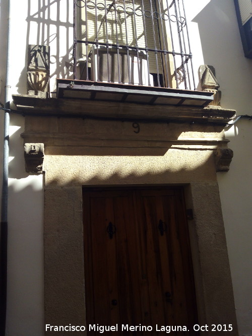 Casa de la Calle Andjar n 9 - Casa de la Calle Andjar n 9. Portada