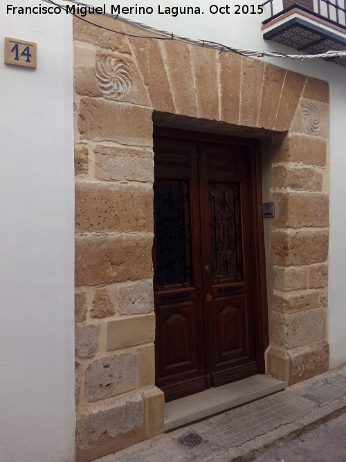 Casa de la Calle Beltrn de la Cueva n 14 - Casa de la Calle Beltrn de la Cueva n 14. Portada