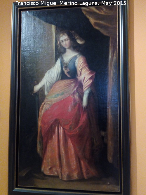 Santa Catalina - Santa Catalina. Santa Catalina de Alejandría. De Sebastián Martínez siglo XVII. Museo Provincial de Jaén
