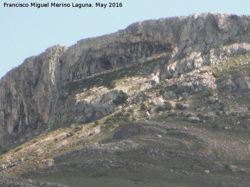 Refugio de montaa de la Mella - Refugio de montaa de la Mella. Situacin respecto al Abrigo Grande de la Mella