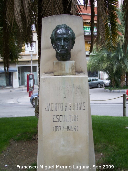 Jacinto Higueras - Jacinto Higueras. Monumento en Jaén