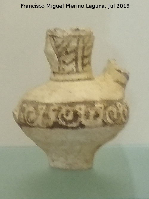 Historia de Murcia - Historia de Murcia. Jarrito con pico vertedor siglo XII. Museo de Santa Clara