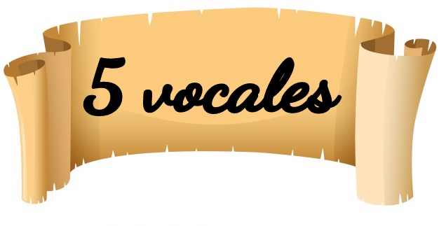 Palabras con las 5 vocales. 