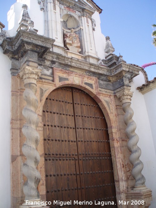 Portada del Convento de Santa Ana de Lucena - Portada del Convento de Santa Ana de Lucena. 