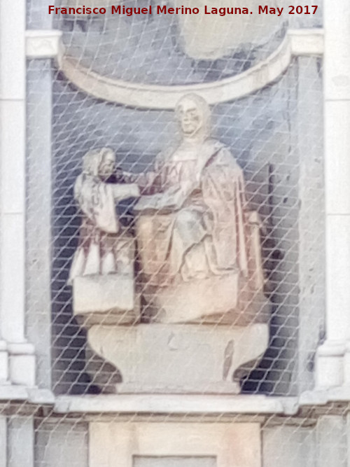 Portada del Convento de Santa Ana de Lucena - Portada del Convento de Santa Ana de Lucena. 