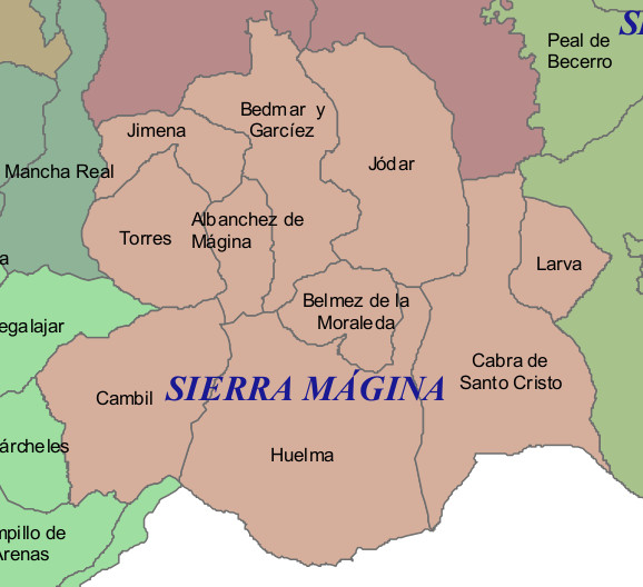 Albanchez de Mgina - Albanchez de Mgina. Comarca