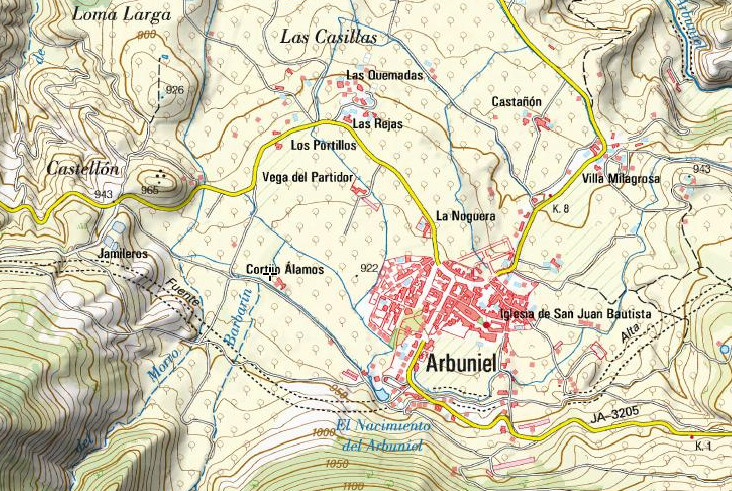 Cortijo lamos - Cortijo lamos. Mapa