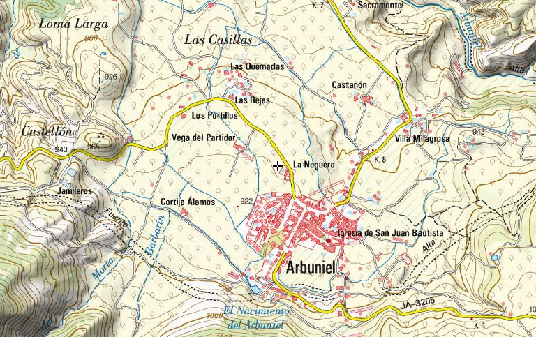 Cortijo La Noguera - Cortijo La Noguera. Mapa