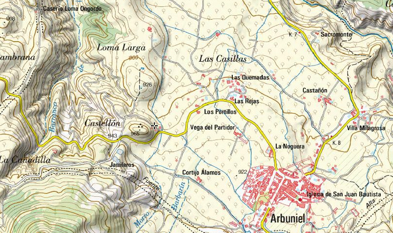 Cortijo del Castelln - Cortijo del Castelln. Mapa
