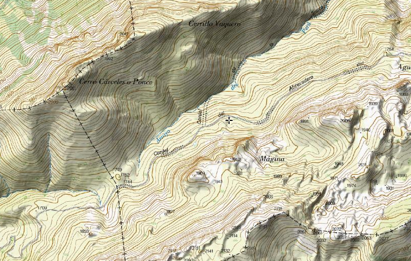 Fuente del Espino - Fuente del Espino. Mapa