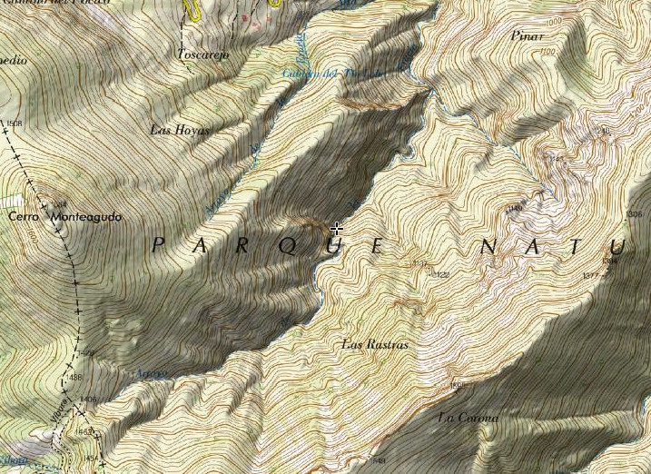 Caldera del To Lobo - Caldera del To Lobo. Mapa