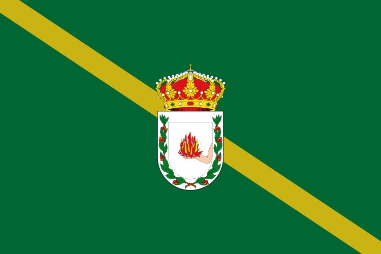 Aldeaquemada - Aldeaquemada. Bandera