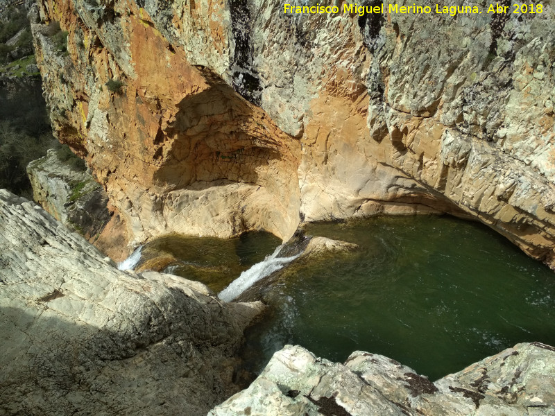 Cascada de la Cimbarra - Cascada de la Cimbarra. Pozas de la parte alta