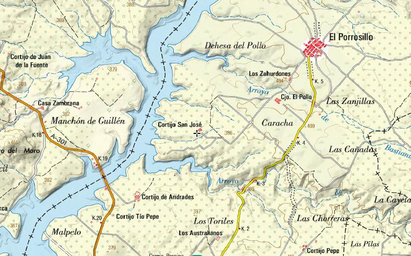 Cortijo de San Jos - Cortijo de San Jos. Mapa