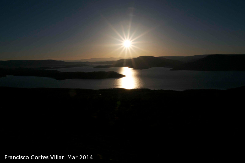 Pantano de Giribaile - Pantano de Giribaile. Amaneciendo