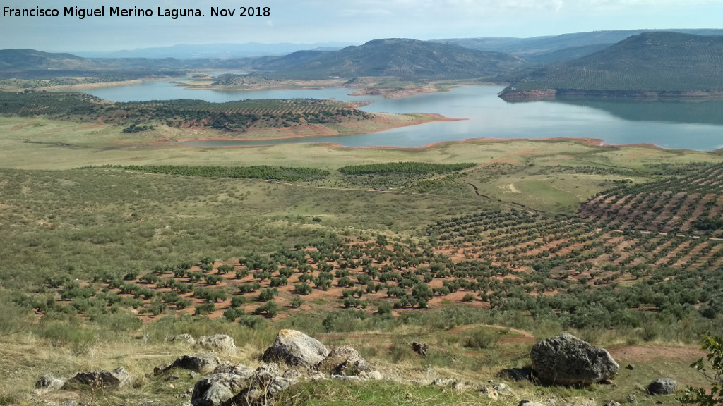 Pantano de Giribaile - Pantano de Giribaile. Desde el Oppidum de Giribaile