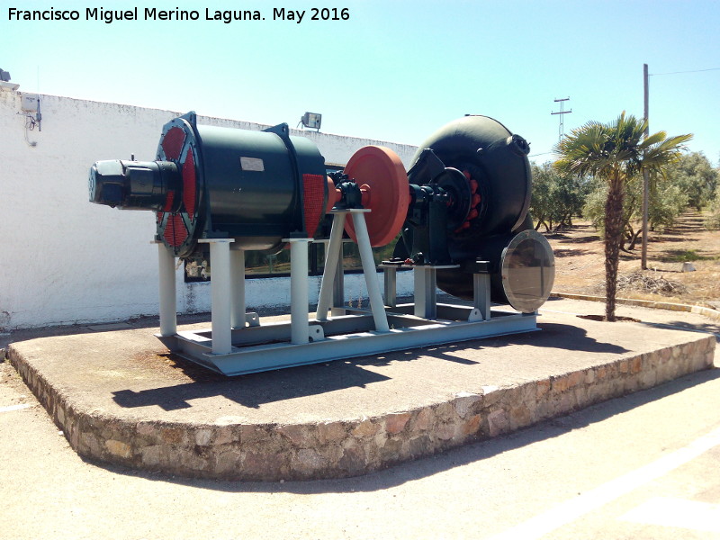 Pantano de Giribaile - Pantano de Giribaile. Turbina