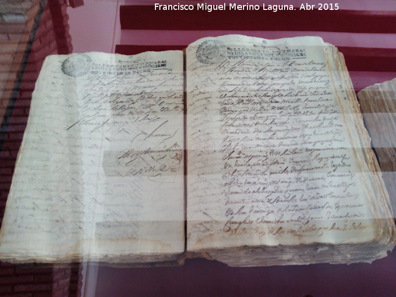 Archivo Histrico Provincial - Archivo Histrico Provincial. Documento de transporte de dos retablos de Granada a Jan. 1678