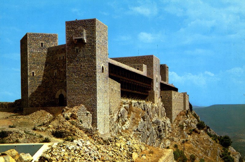 Castillo Viejo de Santa Catalina. Torren Sur de la Puerta Oeste - Castillo Viejo de Santa Catalina. Torren Sur de la Puerta Oeste. Foto antigua
