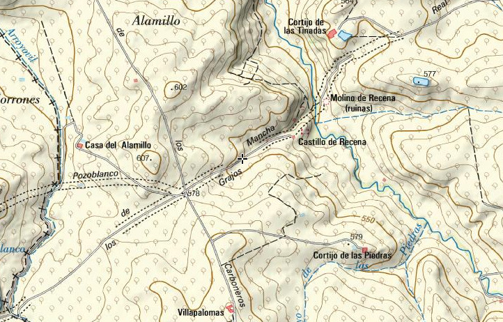 Camino medieval de los Grajos - Camino medieval de los Grajos. Mapa