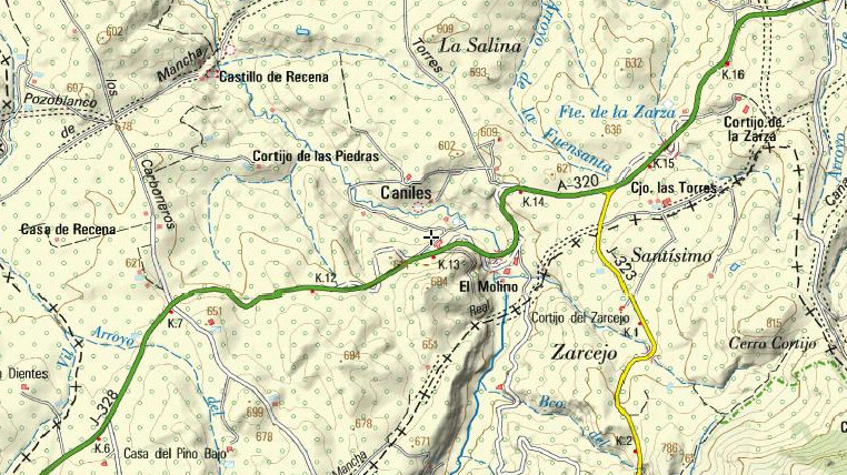 Cortijo Caniles - Cortijo Caniles. Mapa
