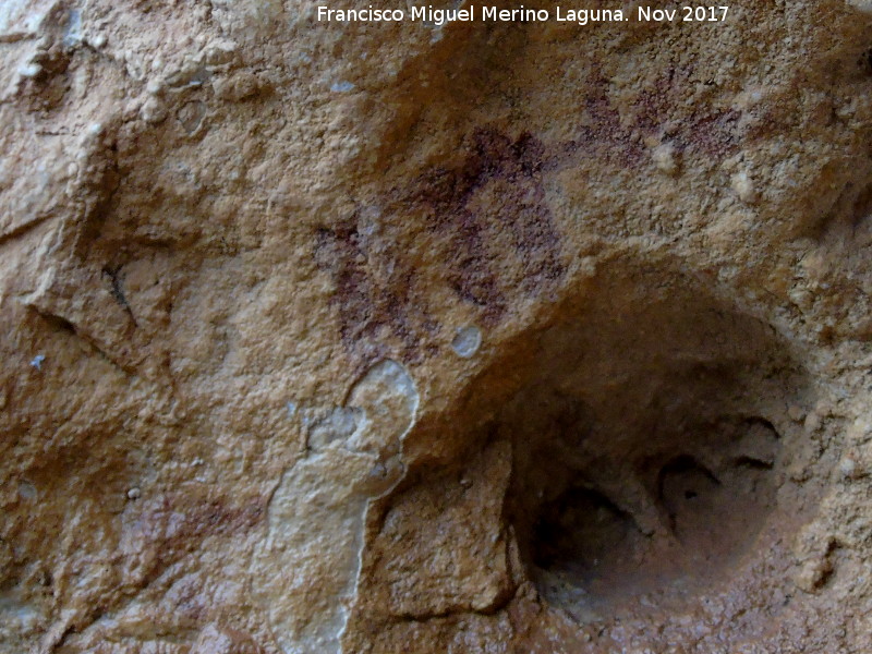 Pinturas rupestres de la Cueva de la Graja-Grupo II - Pinturas rupestres de la Cueva de la Graja-Grupo II. Zooformo