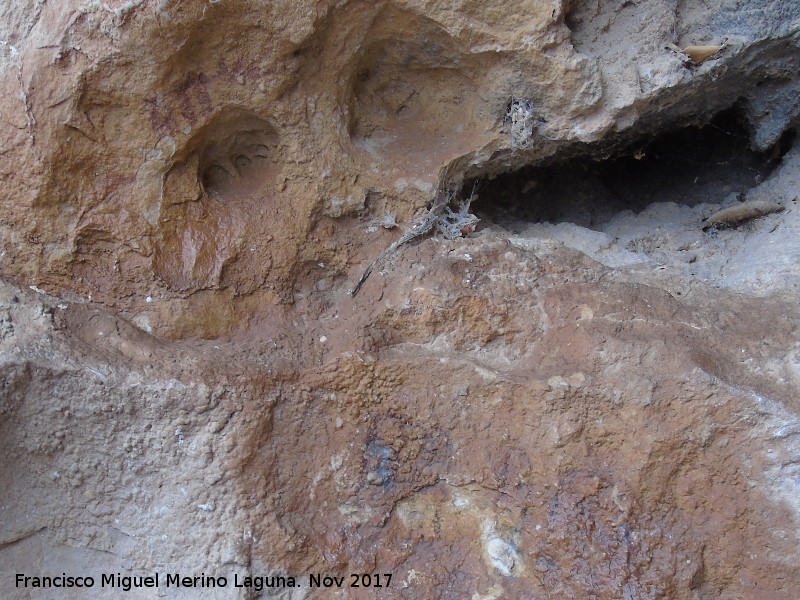 Pinturas rupestres de la Cueva de la Graja-Grupo II - Pinturas rupestres de la Cueva de la Graja-Grupo II. Panel