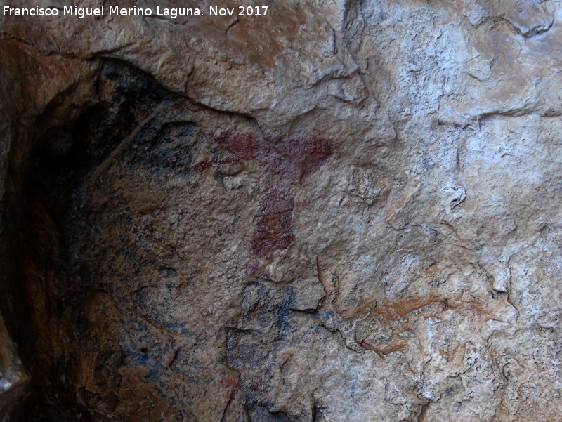 Pinturas rupestres de la Cueva de la Graja-Grupo V - Pinturas rupestres de la Cueva de la Graja-Grupo V. Panel