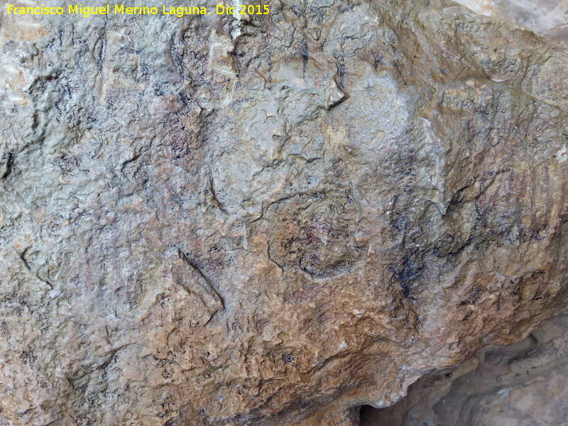 Pinturas rupestres de la Cueva de la Graja-Grupo VI - Pinturas rupestres de la Cueva de la Graja-Grupo VI. Panel