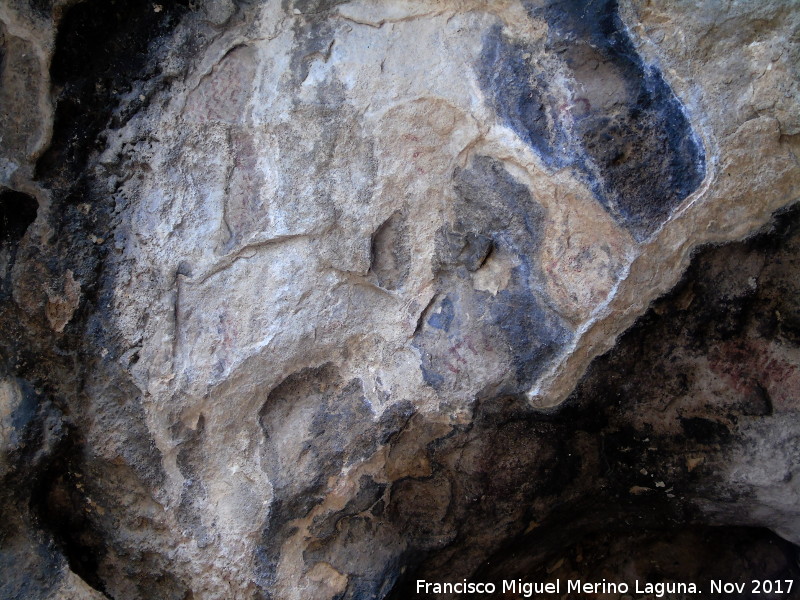 Pinturas rupestres de la Cueva de la Graja-Grupo VII - Pinturas rupestres de la Cueva de la Graja-Grupo VII. Panel