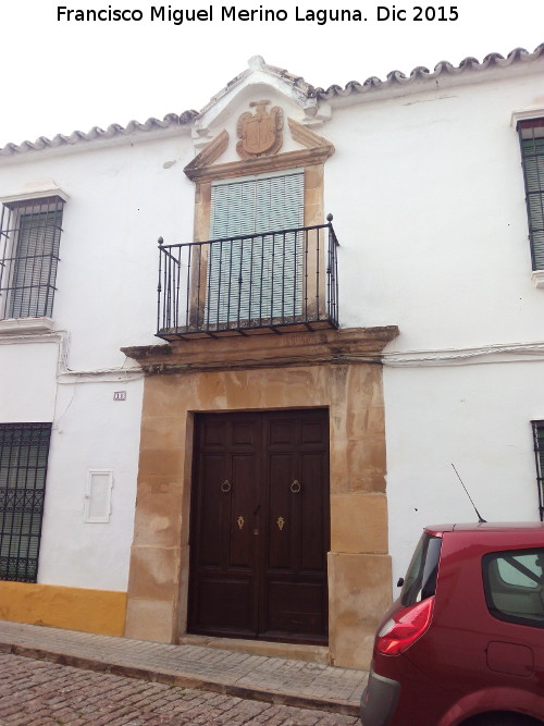 Casa de la Calle Vicente Ort Peralta n 11 - Casa de la Calle Vicente Ort Peralta n 11. Portada