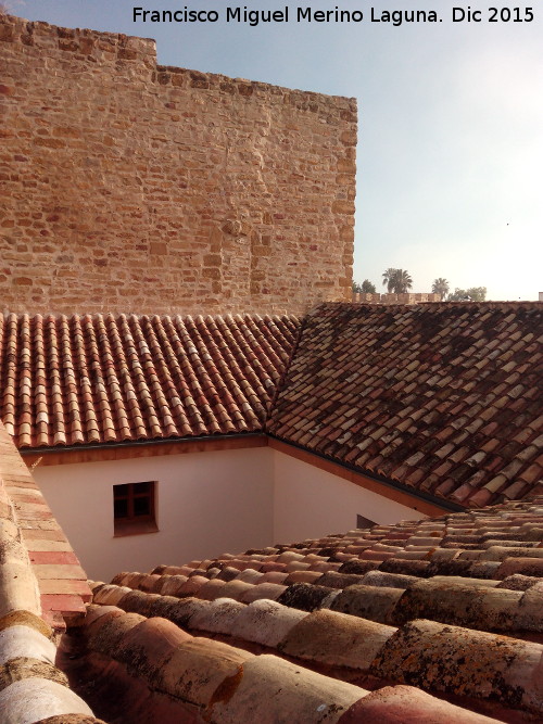 Castillo de Lopera. Alczar - Castillo de Lopera. Alczar. Tejados del alczar